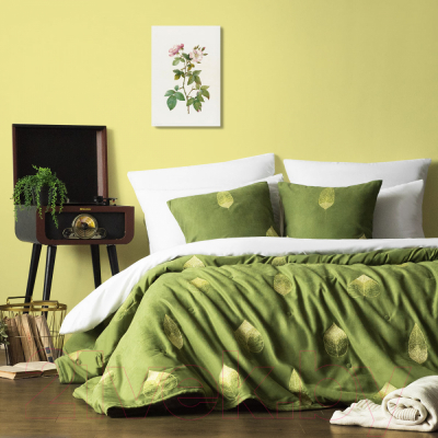 Набор текстиля для спальни Pasionaria Элис 230x250 с наволочками (травяной)