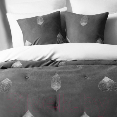 Набор текстиля для спальни Pasionaria Элис 160x220 с наволочками (темно-серый)