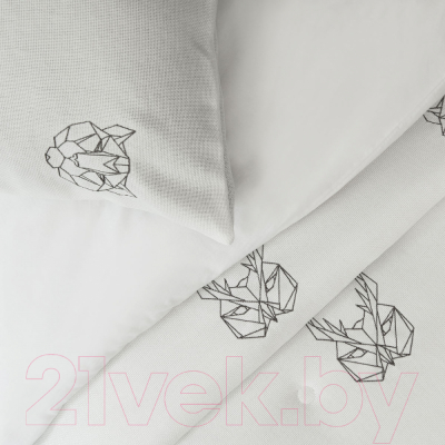 Набор текстиля для спальни Pasionaria Лука 160x220 с наволочками (белый)