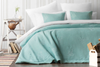 Набор текстиля для спальни Pasionaria Лука 160x220 с наволочками (голубой) - 