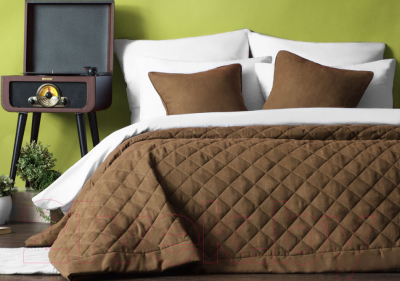 Набор текстиля для спальни Pasionaria Ким 160x220 с наволочками (коричневый)