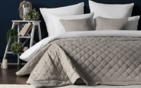 Набор текстиля для спальни Pasionaria Ким 160x220 с наволочками (светло-серый) - 