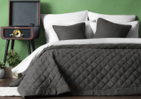 Набор текстиля для спальни Pasionaria Ким 160x220 с наволочками (мокрый асфальт) - 