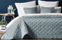 Набор текстиля для спальни Pasionaria Ким 160x220 с наволочками (серо-голубой) - 