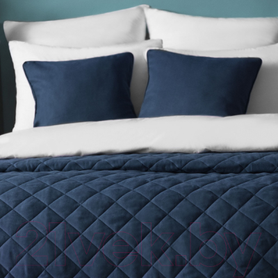 Набор текстиля для спальни Pasionaria Ким 160x220 с наволочками (синий)