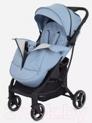 Детская прогулочная коляска MOWbaby Smart 2023 / MB101 (Blue)