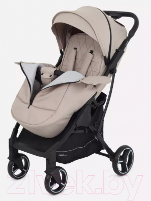 Детская прогулочная коляска MOWbaby Smart 2023 / MB101 (Beige)