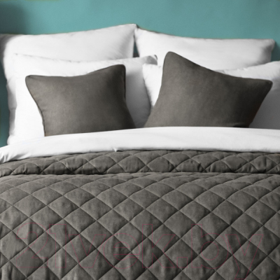 Набор текстиля для спальни Pasionaria Ким 230x250 с наволочками (темно-серый)