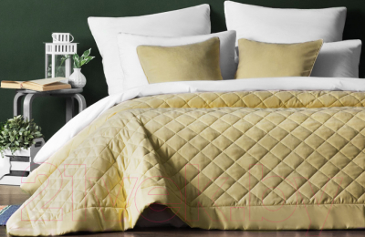 Набор текстиля для спальни Pasionaria Ким 230x250 с наволочками (лимонный)