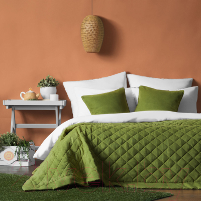 Набор текстиля для спальни Pasionaria Ким 230x250 с наволочками (травяной)