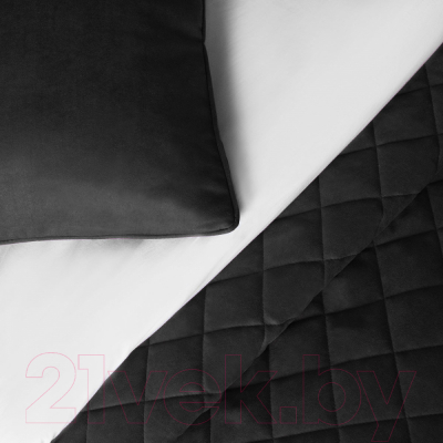 Набор текстиля для спальни Pasionaria Ким 230x250 с наволочками (черный)