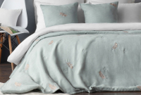 Набор текстиля для спальни Pasionaria Мика 230x250 с наволочками (голубой) - 