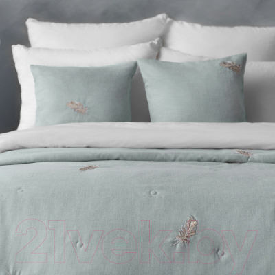 Набор текстиля для спальни Pasionaria Мика 230x250 с наволочками (голубой)