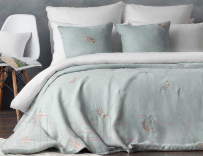 Набор текстиля для спальни Pasionaria Мика 160x220 с наволочками (голубой)