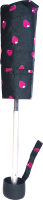 Зонт складной RST Umbrella Клубника ВУ-807 (черный) - 