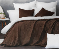 Набор текстиля для спальни Pasionaria Довер 230x250 с наволочками (коричневый) - 