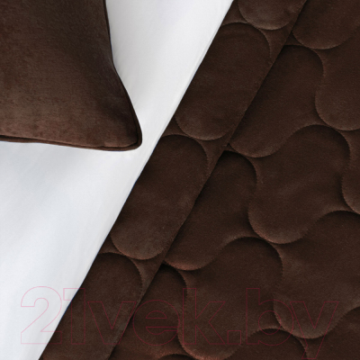 Набор текстиля для спальни Pasionaria Довер 230x250 с наволочками (коричневый)