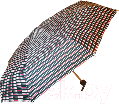 Зонт складной RST Umbrella Полоска ВУ-808 (черный)