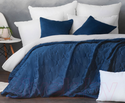 Набор текстиля для спальни Pasionaria Довер 230x250 с наволочками (синий)