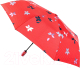 Зонт складной RST Umbrella Цветы 3202A (красный) - 