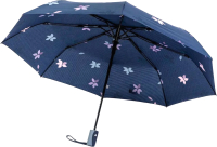 Зонт складной RST Umbrella Цветы 3202A (синий) - 