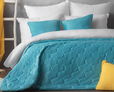Набор текстиля для спальни Pasionaria Довер 230x250 с наволочками (голубой)