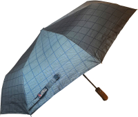 Зонт складной RST Umbrella Клетка 3907A (черный) - 