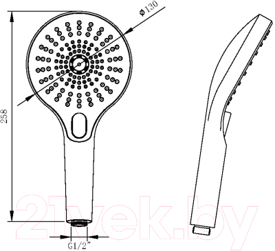 Лейка ручного душа Maxonor Pure Life PL21-9