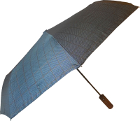 Зонт складной RST Umbrella Клетка 3907A (черный/желтый) - 