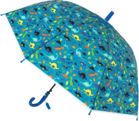 Зонт-трость RST Umbrella Динозавры 065 (зеленый) - 