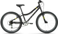 Велосипед Forward Unit 24 1.0 2023 / RB3R46158XBKXYE (черный/желтый) - 