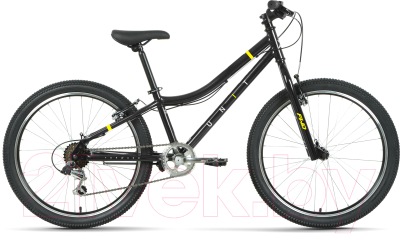 Велосипед Forward Unit 24 1.0 2023 / RB3R46158XBKXYE (черный/желтый)