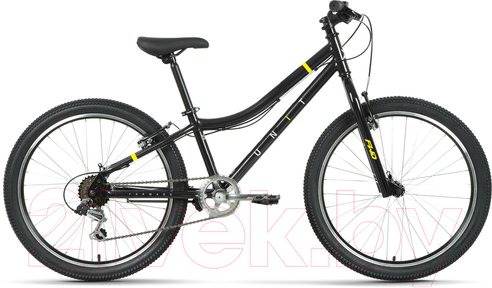 Велосипед Forward Unit 24 1.0 2023 / RB3R46158XBKXYE