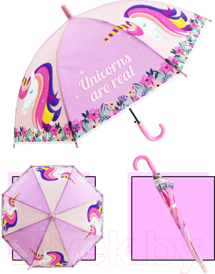 Зонт-трость RST Umbrella 083 (розовый)