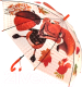 Зонт-трость RST Umbrella 093 (красный) - 