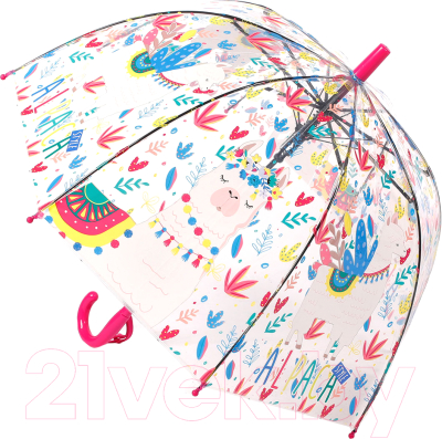 Зонт-трость RST Umbrella 099А (розовый)