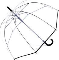 Зонт-трость RST Umbrella 116А (прозрачный/черный) - 