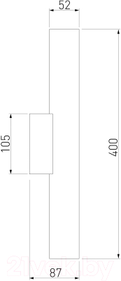 Бра Elektrostandard Langer / 40123/LED (черный)