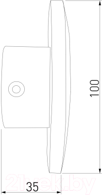 Бра Elektrostandard Mini Disc / MRL LED 1126 (черный жемчуг)