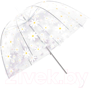 Зонт-трость RST Umbrella Ромашка 932 (прозрачный)