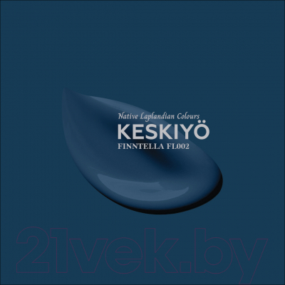 Краска Finntella Ulko Keskiyo / F-05-1-3-FL002 (2.7л, темно-синий)