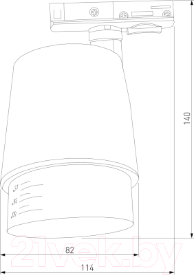Трековый светильник Elektrostandard Cors 10W 4200K / 85513/01 (белый матовый)