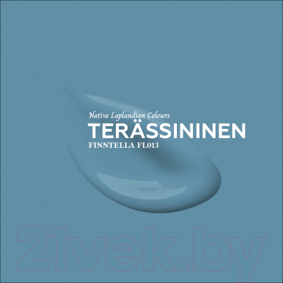 Краска Finntella Ulko Terassininen / F-05-1-9-FL013 (9л, пастельный синий)
