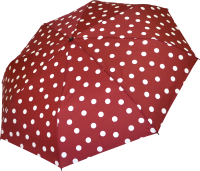 Зонт складной Ame Yoke ОК 581 (бордовый) - 