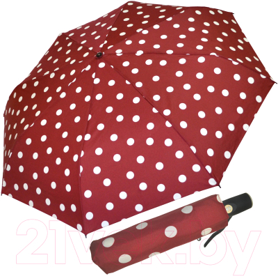 Зонт складной Ame Yoke ОК 581 (бордовый)