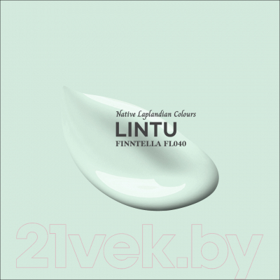 Краска Finntella Ulko Lintu / F-05-1-3-FL040 (2.7л, бледно-бирюзовый)