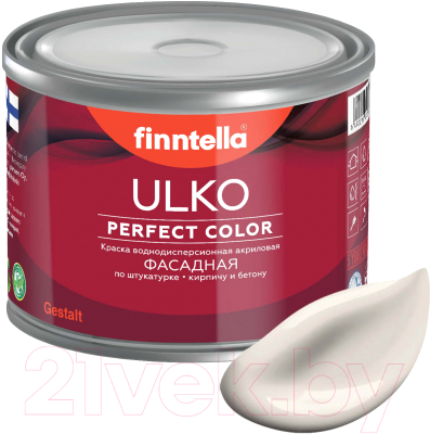 Краска Finntella Ulko Sifonki / F-05-1-1-FL077 (900мл, бежевый)