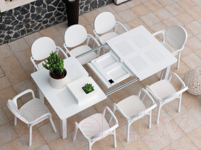 Стол садовый Nardi Levante / 4705300000 (белый)