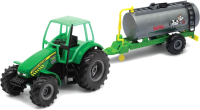 Трактор игрушечный Welly Трактор с цистерной / 99824W (зеленый) - 
