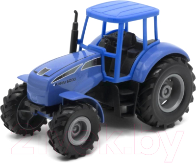Трактор игрушечный Welly Трактор / 99830W (синий)